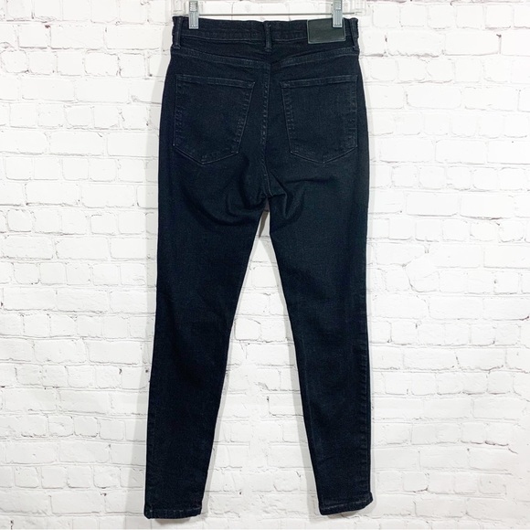 Everlane Hi Rise Black skinny stretchy Jeans - Picture 2 of 8